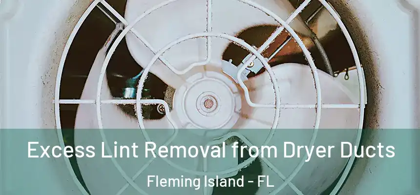 Excess Lint Removal from Dryer Ducts Fleming Island - FL